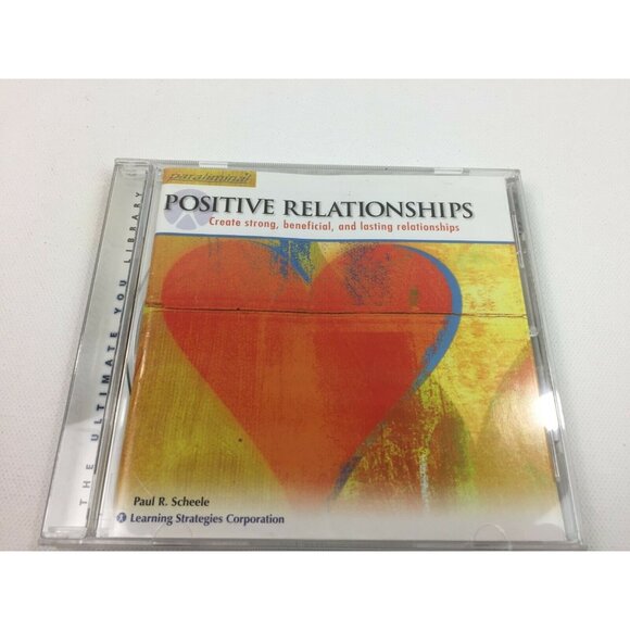 Positive Relationships Paraliminal CD By Paul R. Scheele For Strong & Beneficial - Picture 1 of 4